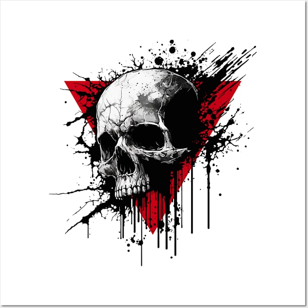 Skull Ink Wall Art by Right Trigger